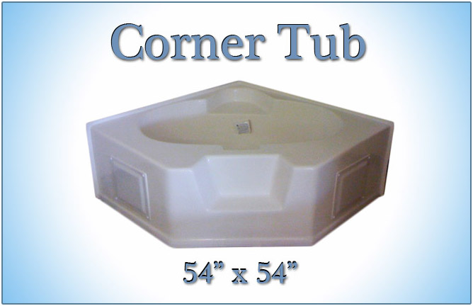 mobile home corner tub