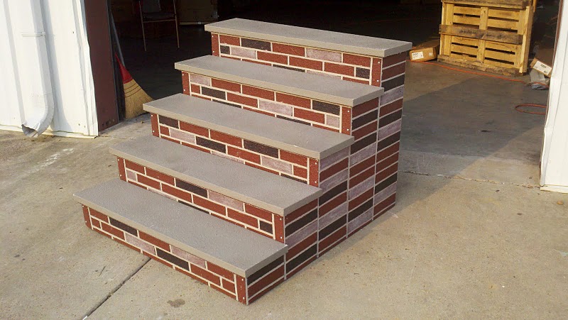 Wooden Concrete Fiberglass Steps for Mobile Homes