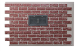 Red Mason's Brick vented panel