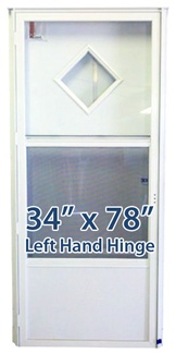 34x78 Diamond Door LH for Mobile Home Manufactured Housing