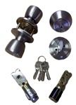 Stainless Steel Combination Door Lock Set