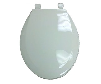12" Plastic Toilet Seat Almond for Mobile Home Manufactured Housing