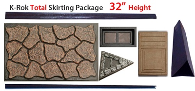 K-Rok Entire House Skirting Package - 32" Total