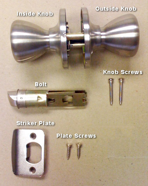 stainless steel silver door knobs mobile home