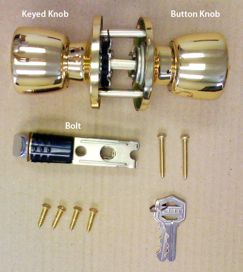 brass entry lock