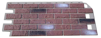 handlaid brick panels
