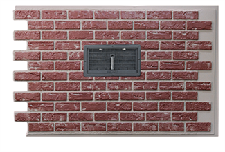 Red Mason's Brick vented panel