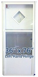 36x76 Diamond Door LH for Mobile Home Manufactured Housing