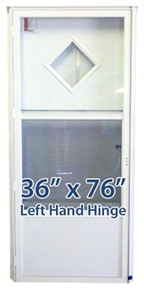 36x76 Diamond Door LH for Mobile Home Manufactured Housing