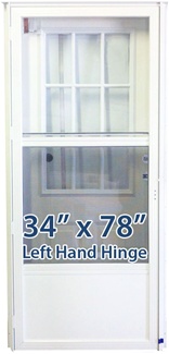 34x78 Cottage Door LH for Mobile Home Manufactured Housing
