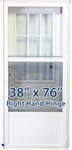38x76 Cottage Door RH for Mobile Home Manufactured Housing