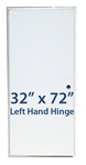 Solid Aluminum Outswing Door 32x72 LH