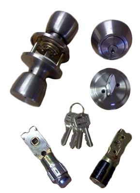 Stainless Steel Combination Door Lock Set