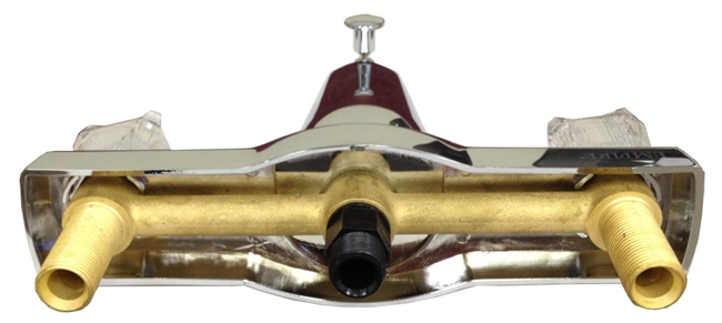 Brass Body Tub Faucet With Shower Diverter For Mobile Home