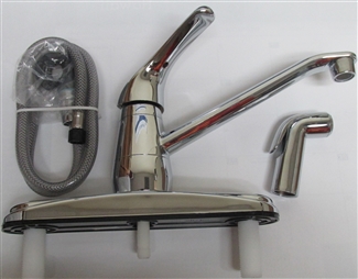 Single Handle Kitchen Faucet- with Matching Sprayer