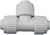 Three-Quarters Three-Quarters Three-Quarters Tee Compression Fitting