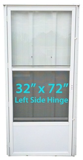 Standard Storm Door 32x72 LH