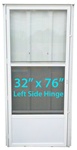 Standard Storm Door 32x76 LH