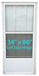 Standard Storm Door 34x80 LH