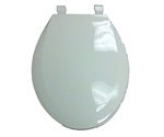 12" Plastic Toilet Seat Almond for Mobile Home Manufactured Housing