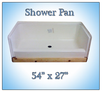 mobile home shower pan